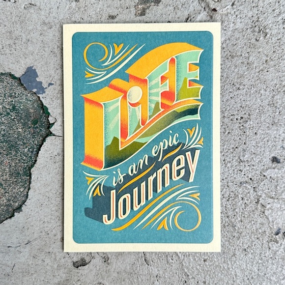 Life Is an Epic Journey Birthday Card by Hallmark - Picture 3 of 7